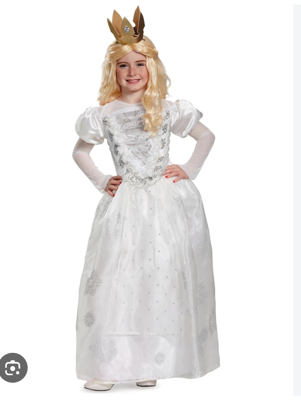 Disney’s Alice Through the Looking Glass White Queen Costume
